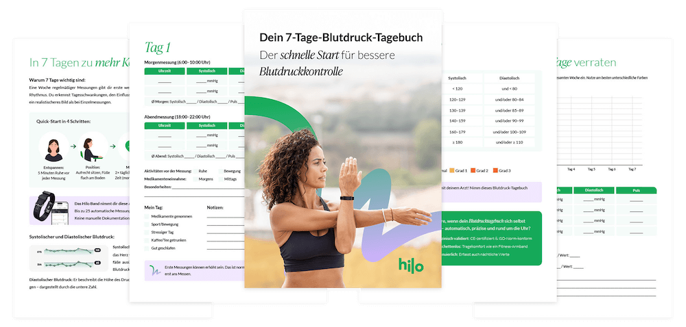 7 Tage Blutdruck Tagebuch