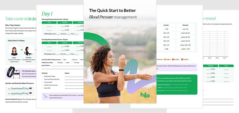 7-Day Blood Pressure Notebook